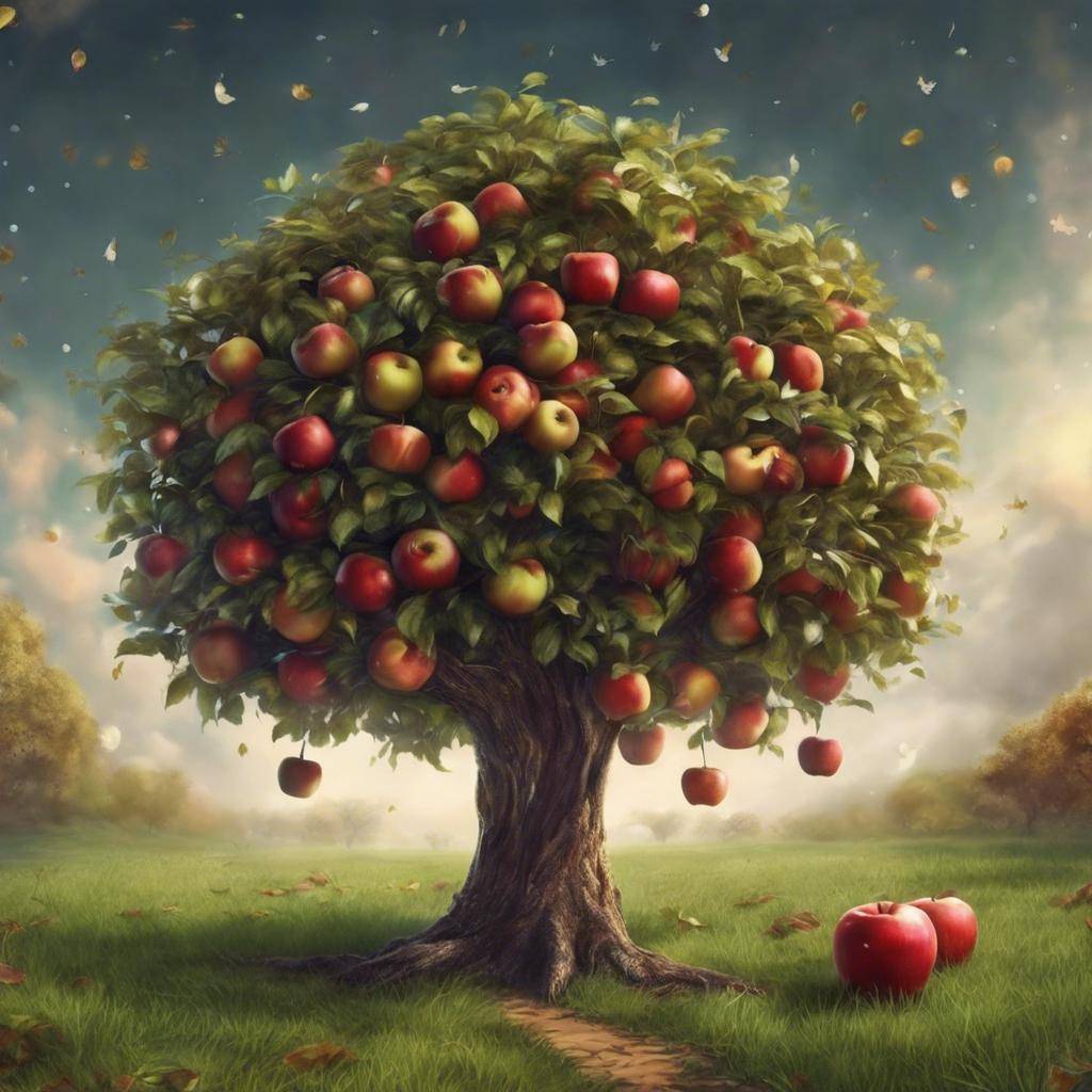 Jabolko na drevesu